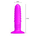 Korek analny z wibacjami przyssawka 10 trybów 12cm Korek analny z wibacjami przyssawka 10 trybów 12cm