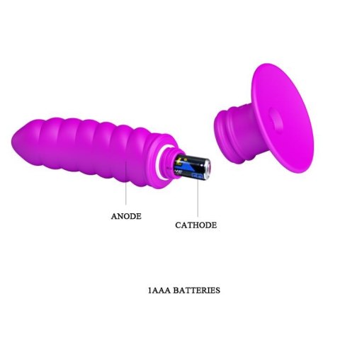 Korek analny z wibacjami przyssawka 10 trybów 12cm Korek analny z wibacjami przyssawka 10 trybów 12cm