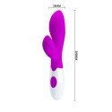 Wibrator z dużym masażerem łechtaczki 30tryb 30cm Wibrator z dużym masażerem łechtaczki 30tryb 30cm
