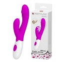Wygięty wibrator punkt g z masażerem 20cm 7trybów Wygięty wibrator punkt g z masażerem 20cm 7trybów