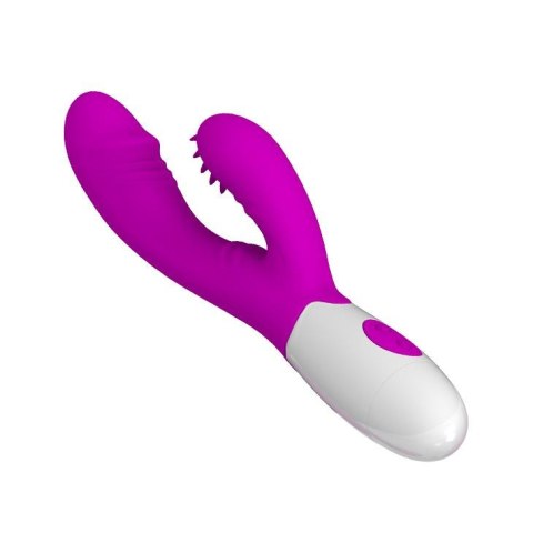 Wygięty wibrator punkt g z masażerem 20cm 7trybów Wygięty wibrator punkt g z masażerem 20cm 7trybów