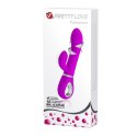 Wibrator z masażerem łechtaczki i rotacją 19cm usb Wibrator z masażerem łechtaczki i rotacją 19cm usb