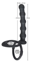 Podwójny pierścień penis jądra sex koraliki analne