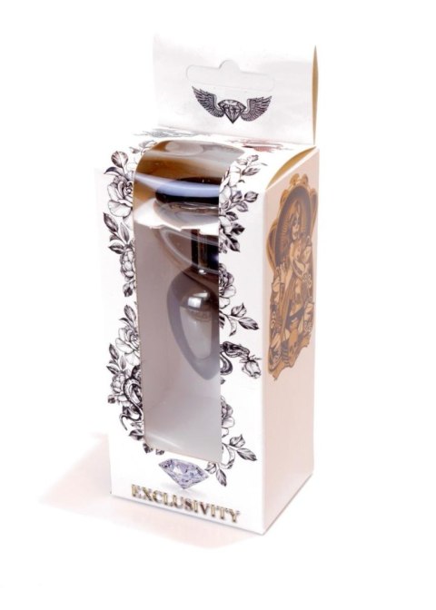 Sex plug korek analny stalowy z kryształem 2,7cm Sex plug korek analny stalowy z kryształem 2,7cm