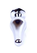 Stalowy korek analny plug do anusa kryształek 9cm Stalowy korek analny plug do anusa kryształek 9cm