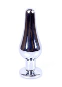 Stalowy korek analny plug do anusa kryształek 9cm Stalowy korek analny plug do anusa kryształek 9cm