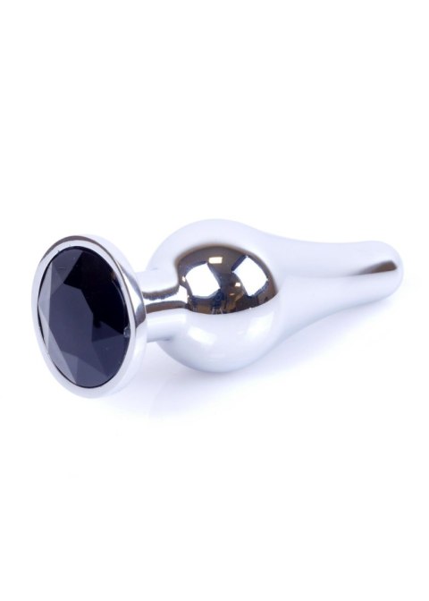 Stalowy korek analny plug do anusa kryształek 9cm Stalowy korek analny plug do anusa kryształek 9cm