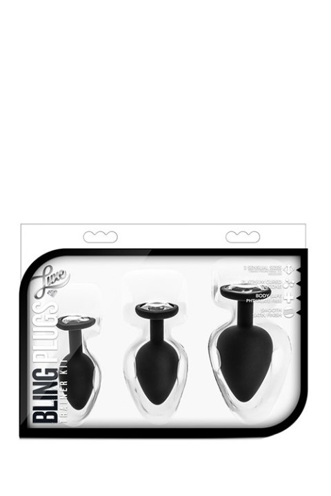 LUXE BLING PLUGS TRAINING KIT WHITE GEMS LUXE BLING PLUGS TRAINING KIT WHITE GEMS