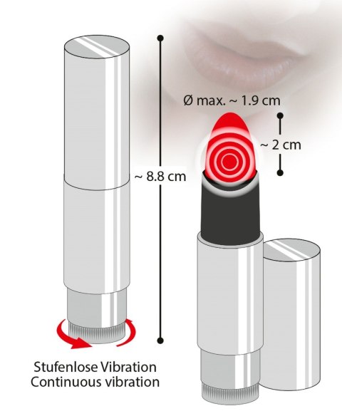 Wibrator-Kiss Me Lipstick Wibrator-Kiss Me Lipstick
