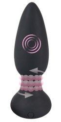 Korek analny rotujący zatyczka pilot 14cm 7trybów Korek analny rotujący zatyczka pilot 14cm 7trybów