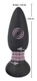 Korek analny rotujący zatyczka pilot 14cm 7trybów Korek analny rotujący zatyczka pilot 14cm 7trybów