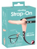 Wibrator strap-on uprząż paski 10 trybów 15cm sex Wibrator strap-on uprząż paski 10 trybów 15cm sex
