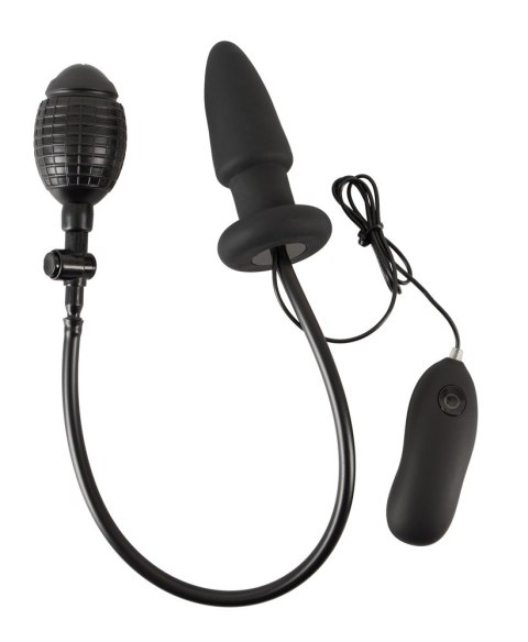 Wibrujące dildo analne pompka korek zatyczka 12 cm Wibrujące dildo analne pompka korek zatyczka 12 cm
