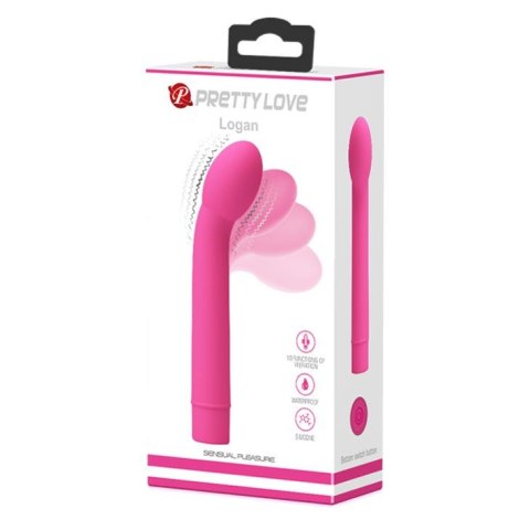 Anatomiczny wibrator masażer punktu g 16cm 10tryb Anatomiczny wibrator masażer punktu g 16cm 10tryb