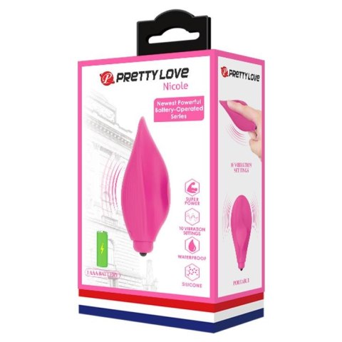 Dopasowany do dłoni masażer łechtaczki 10tryb 11cm Dopasowany do dłoni masażer łechtaczki 10tryb 11cm