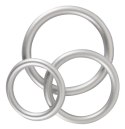 Metallic Silicone Cock ring se Metallic Silicone Cock ring se