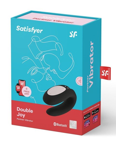 Wibrator dla par satisfyer double joy z aplikacją Wibrator dla par satisfyer double joy z aplikacją