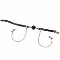 Ball Gag with nipple clamps Party Hard Hentai Ball Gag with nipple clamps Party Hard Hentai