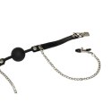 Ball Gag with nipple clamps Party Hard Hentai Ball Gag with nipple clamps Party Hard Hentai