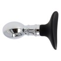 Aluminiowy korek analny plug zatyczka z przyssawką Aluminiowy korek analny plug zatyczka z przyssawką