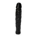 Czarne dildo żylaste analne wodoodporne 16,5 cm Czarne dildo żylaste analne wodoodporne 16,5 cm