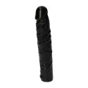Czarne dildo żylaste analne wodoodporne 16,5 cm Czarne dildo żylaste analne wodoodporne 16,5 cm