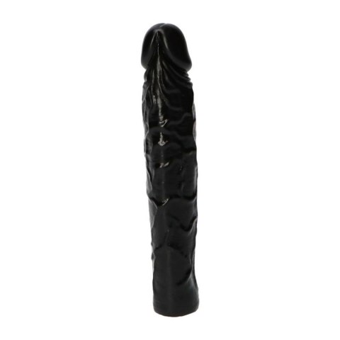Czarne dildo żylaste analne wodoodporne 16,5 cm Czarne dildo żylaste analne wodoodporne 16,5 cm