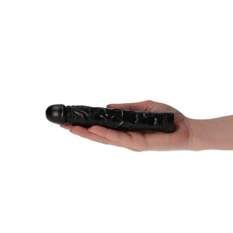 Czarne dildo żylaste analne wodoodporne 16,5 cm Czarne dildo żylaste analne wodoodporne 16,5 cm