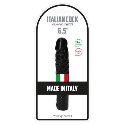 Czarne dildo żylaste analne wodoodporne 16,5 cm Czarne dildo żylaste analne wodoodporne 16,5 cm