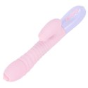 Wibrator króliczek masażer posuw podgrzewany 22cm Wibrator króliczek masażer posuw podgrzewany 22cm