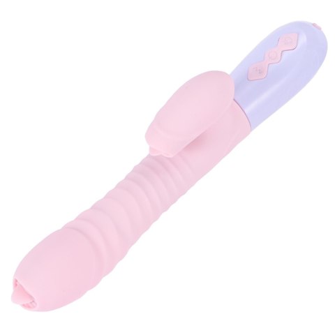 Wibrator króliczek masażer posuw podgrzewany 22cm Wibrator króliczek masażer posuw podgrzewany 22cm
