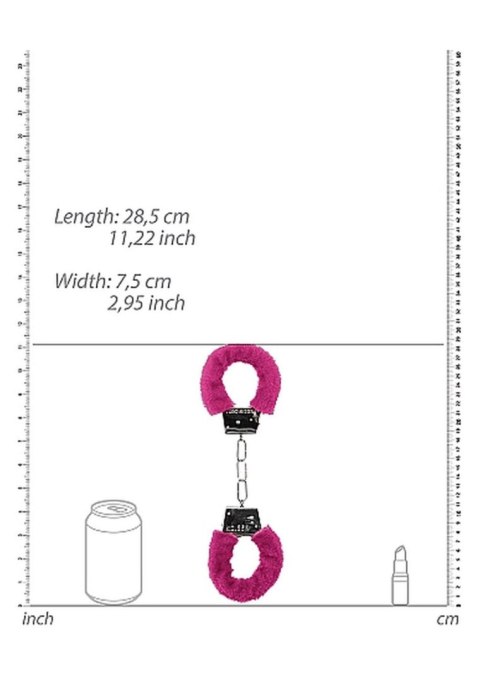 Beginner"s Handcuffs Furry - Pink Beginner"s Handcuffs Furry - Pink