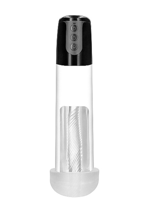 Automatic Cyber Pump with Masturbation Sleeve - Transparent Automatic Cyber Pump with Masturbation Sleeve - Transparent