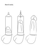 Automatic Cyber Pump with Masturbation Sleeve - Transparent Automatic Cyber Pump with Masturbation Sleeve - Transparent