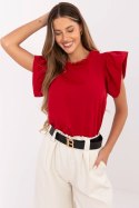 Bluzka Model LK-BZ-506781-1.12 Red - Lakerta Lakerta Bluzka Model LK-BZ-506781-1.12 Red - Lakerta Lakerta