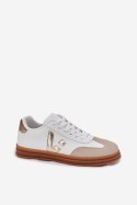 Buty Sportowe Model Micca A005 White/Gold - Step in style Step in style Buty Sportowe Model Micca A005 White/Gold - Step in style Step in style
