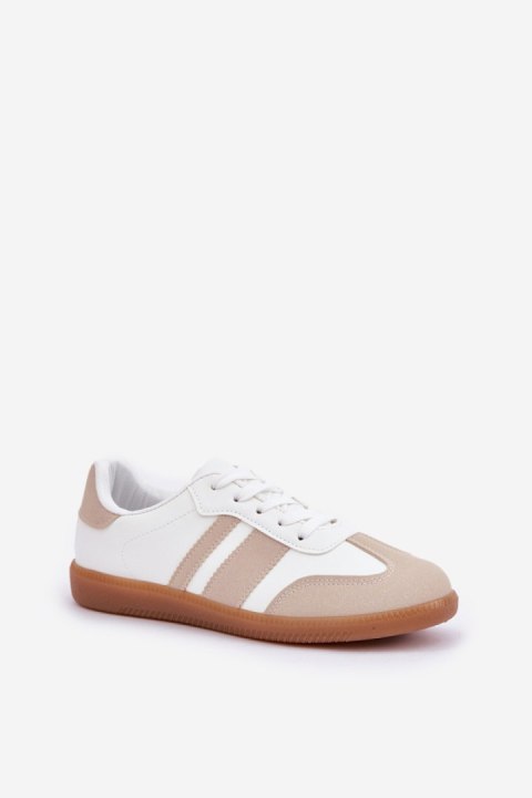 Buty Sportowe Model Nonalorin LA293P Beige/White - Step in style Step in style Buty Sportowe Model Nonalorin LA293P Beige/White - Step in style Step in style
