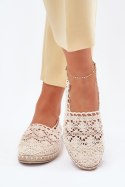 Espadryle Model Adelira WD251 Beige - Step in style Step in style Espadryle Model Adelira WD251 Beige - Step in style Step in style