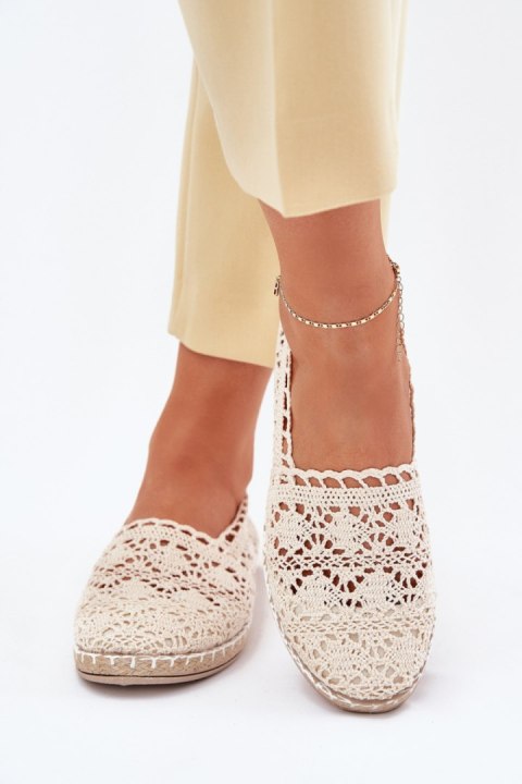 Espadryle Model Adelira WD251 Beige - Step in style Step in style Espadryle Model Adelira WD251 Beige - Step in style Step in style