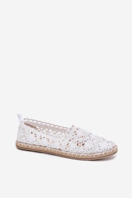 Espadryle Model Adelira WD251 White - Step in style Step in style