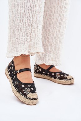 Espadryle Model Laxisa C-797 Black - Step in style Step in style