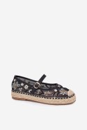 Espadryle Model Laxisa C-797 Black - Step in style Step in style Espadryle Model Laxisa C-797 Black - Step in style Step in style