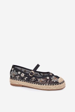 Espadryle Model Laxisa C-797 Black - Step in style Step in style