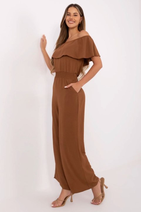 Kombinezon Model MI-KO-T52.67 Light Brown - Italy Moda Italy Moda Kombinezon Model MI-KO-T52.67 Light Brown - Italy Moda Italy Moda