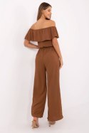 Kombinezon Model MI-KO-T52.67 Light Brown - Italy Moda Italy Moda Kombinezon Model MI-KO-T52.67 Light Brown - Italy Moda Italy Moda