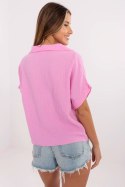 Koszula Damska Model MO-KS-F071.00 Pink - Italy Moda Italy Moda Koszula Damska Model MO-KS-F071.00 Pink - Italy Moda Italy Moda
