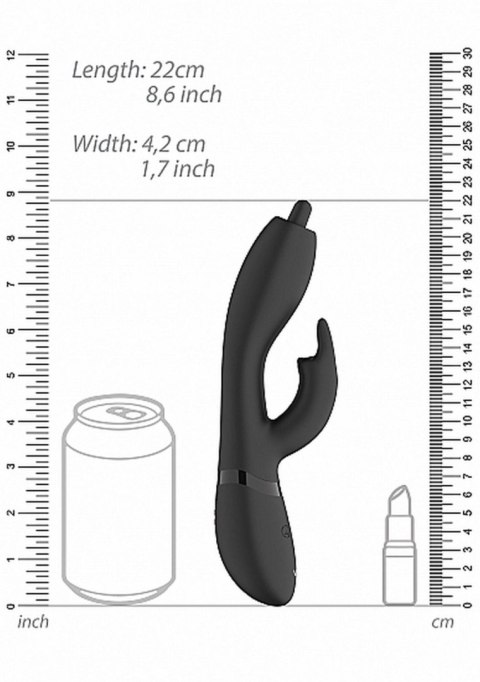 Nilo - Pinpoint Rotating G-spot Rabbit - Black Nilo - Pinpoint Rotating G-spot Rabbit - Black