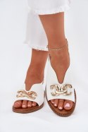 Sandały Model Amelira 25SD35-8775 White - Step in style Step in style