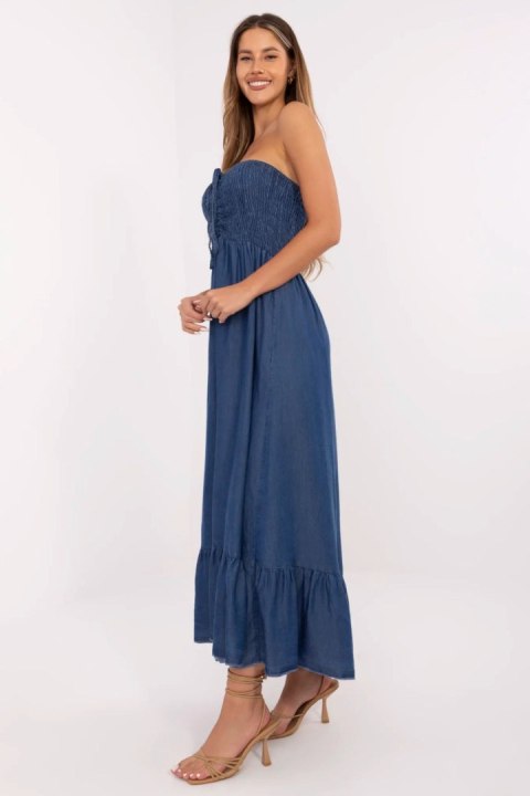 Sukienka Model DHJ-SK-A9051.96 Dark Blue - Italy Moda Italy Moda Sukienka Model DHJ-SK-A9051.96 Dark Blue - Italy Moda Italy Moda