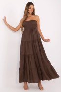 Sukienka Model MI-SK-A2596.97 Brown - Italy Moda Italy Moda Sukienka Model MI-SK-A2596.97 Brown - Italy Moda Italy Moda